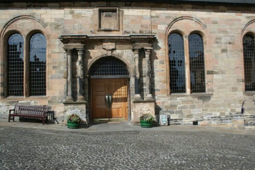 James VI ofScotland was baptised at Stirling Castle’s Chapel Royal