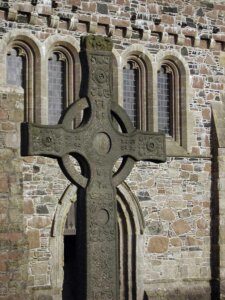 St John's Cross, Iona Abbey, a church originally founded by St Columba