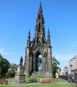 Places in Edinburgh connected to Sir Walter Scott, Scott MonumentScott monument