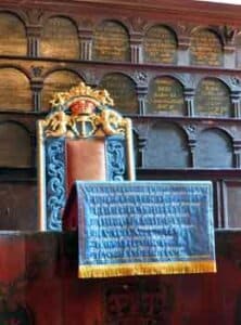 Deacon's Chair Magdalen chapel: