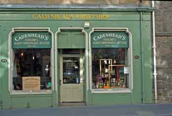 Where to buy Scotch whisky in Edinburgh.