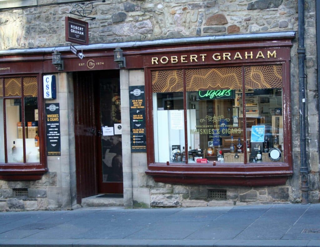 Independent whisky bottler in Edinburgh , Robeert Graham