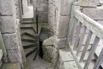 Craigmillar Castle, spiral staircase