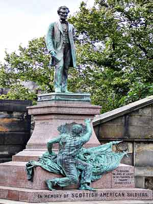 Old Calton Burial Ground, Scottish American Soldiers Monument