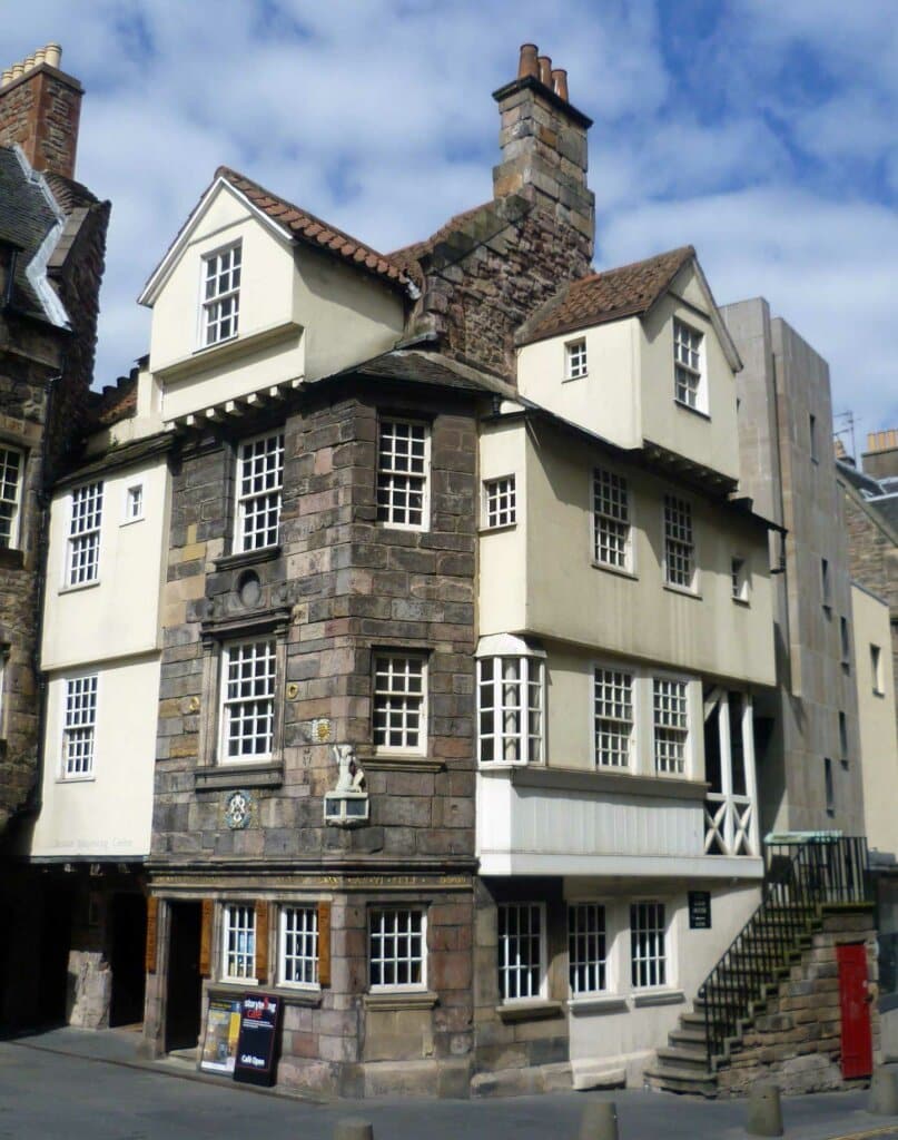Mary Queen of Scots in Edinburgh, Royal Mile John Knox House