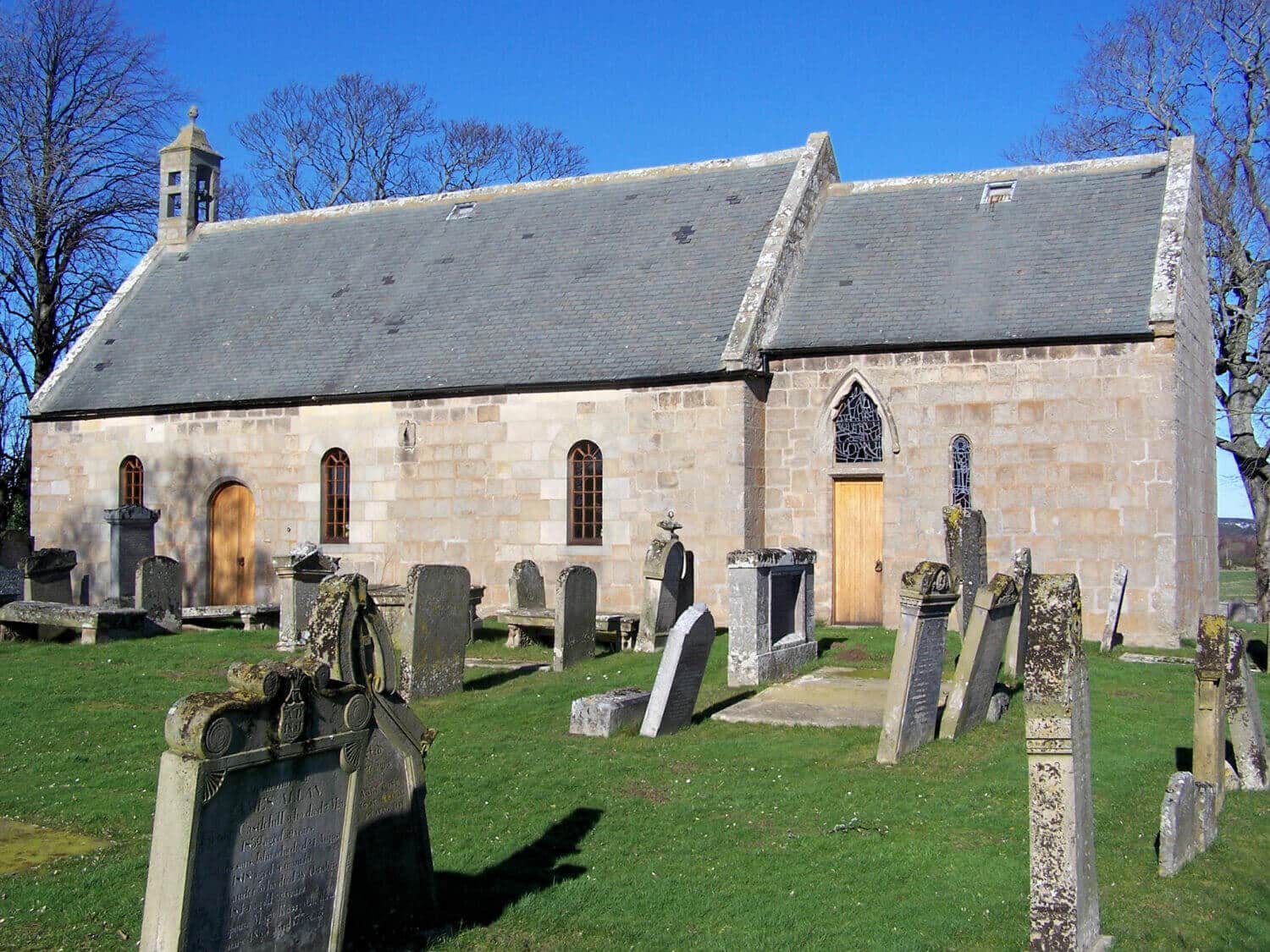 The original Birnie Kirk near Elgin may have been the site of King Macbeth's marraige