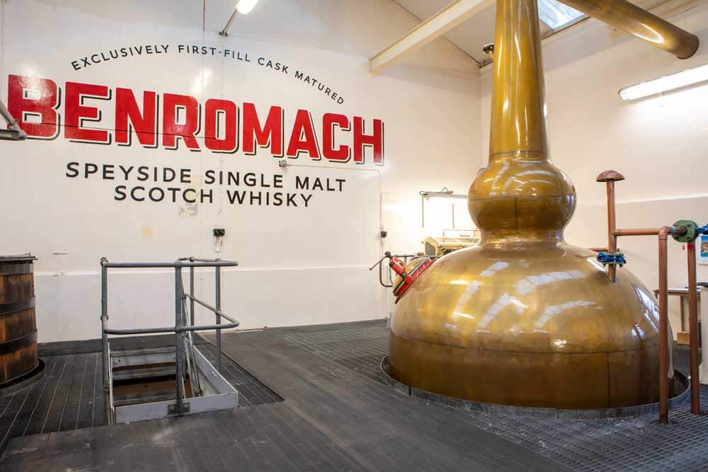 Speyside malt whisky trail benromach distillery