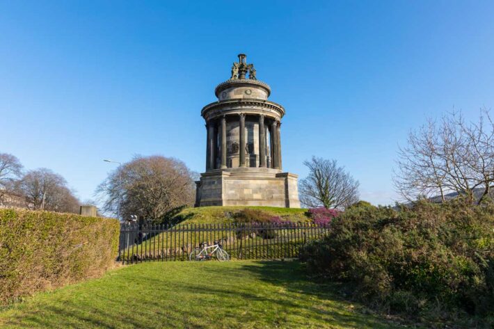 Edinburgh statue: Robert Burns